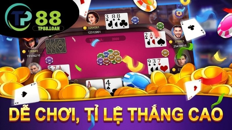 Bài cào TP88 - Cược ba lá nhanh gọn đổi thưởng liền tay 2 Giới thiệu bài cào TP88