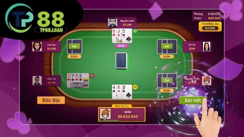 Xì Dách TP88 - So Bài Hấp Dẫn Cược Dễ Thắng Mỗi Ván 3 Luật chơi Xì Dách cơ bản